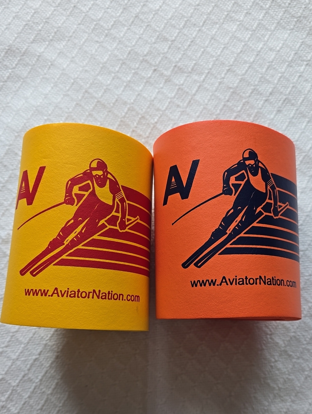 Aviator Nation Ski Graphic Koozie Can Coolers Set of 2